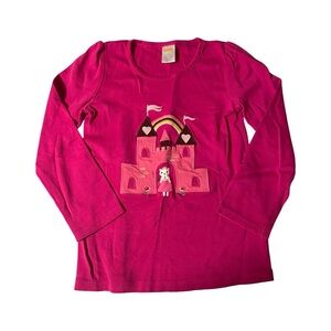Gymboree Pink Castle Long Sleeve Tee